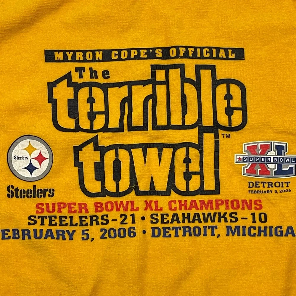 Myron Cope's Official PITTSBURGH STEELERS terrible towel
